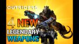 Outriders: 4 NEW AMAZING! Legendary Weapons Coming To Outriders l Mods & Stats  (Outriders Guide)