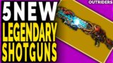 Outriders 5 NEW LEGENDARY SHOTGUNS – Outriders Never Seen Before Legendary Weapons