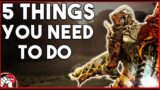 Outriders – 5 Things YOU NEED TO DO before RELEASE!