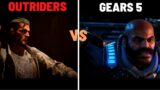 Outriders Cutscene vs Gears 5 Hivebusters Cutscene | PS5 Xbox Series X
