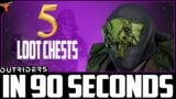 Outriders – Fastest Chest Farm Five Chests In 90 seconds – Speed Farming