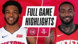 PISTONS at ROCKETS | FULL GAME HIGHLIGHTS | March 19, 2021