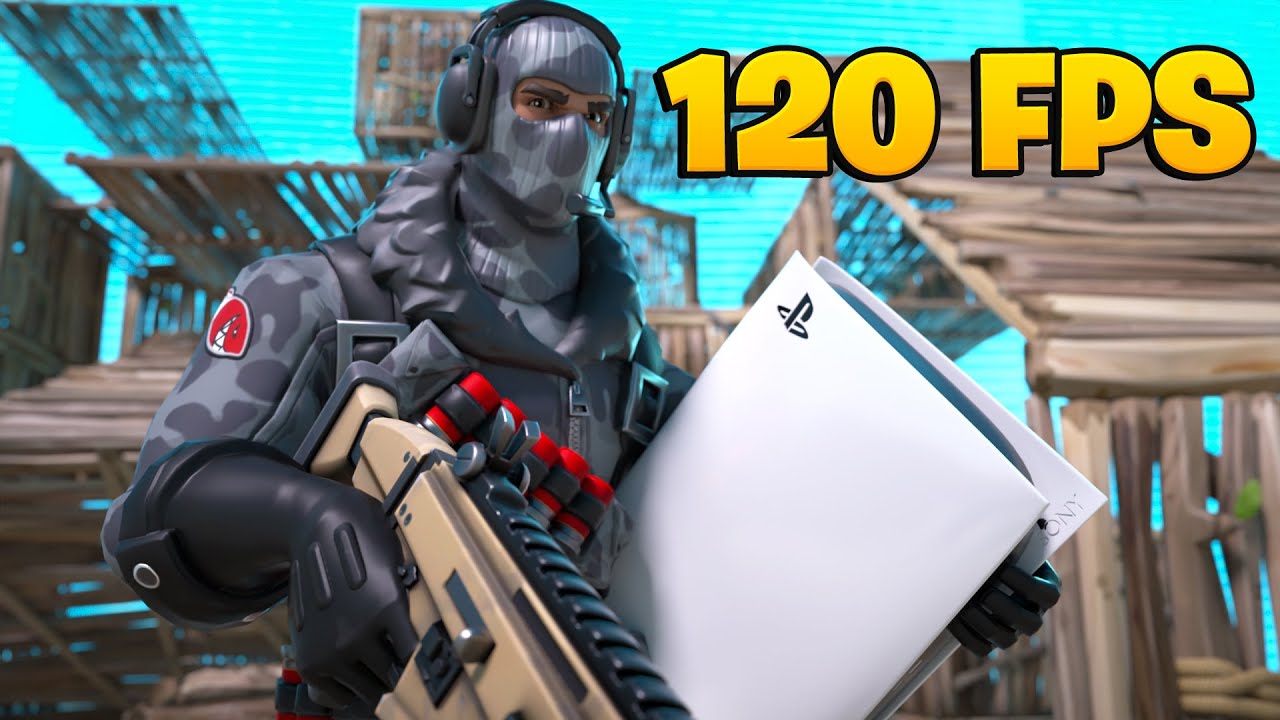 PLAYING FORTNITE WITH 120 FPS ON THE PS5 Game videos