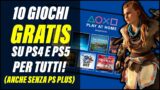 PS4/PS5: 10 GIOCHI GRATIS ADESSO PER TUTTI (SENZA PLUS!)