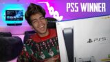PS5 Console Giveaway Winner