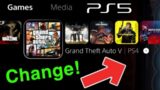 PS5 How to Change Game Version!