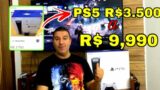 PS5 a R$3.500 ate 9.999 FACADA GAMER