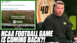 Pat McAfee Reacts To EA Announcing A New NCAA Video Game