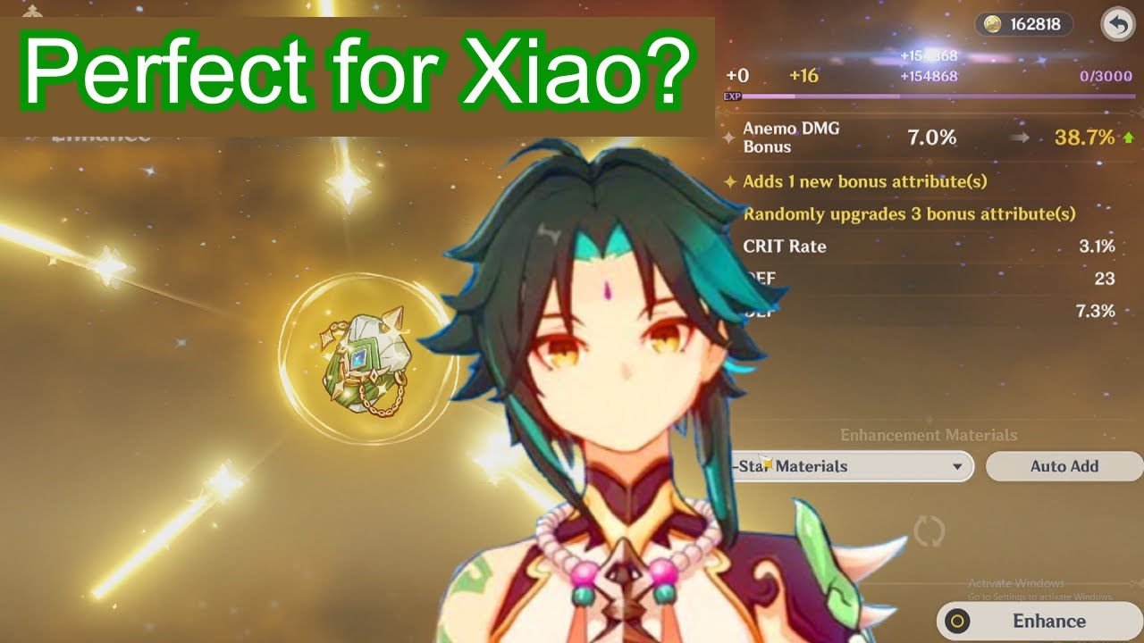 Perfect Xiao Artifact Genshin Impact Game Videos 7887