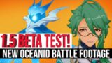 Register For 1.5 Closed Beta Test! & New Oceanid Battle Footage | Genshin Impact News Update