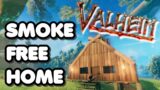 Smoke Free Home – a Valheim starter house with chimney