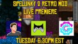Spelunky 2 Live Stream Unveiling Amazing Retro-fied mod!! Utaushio, Xanagear and JackHasGames