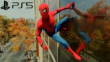 Spider-Man Remastered PS5 – Stark Suit Free Roam Gameplay (4K 60FPS Performance RT Mode)