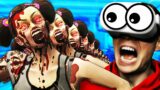 Surviving INFINITE ZOMBIES In NEW VR GAME (Zombieland VR: Headshot Fever Funny Gameplay)
