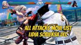 TEKKEN 7 PS5 – Lidia Sobieska Final DLC Character Move List / All Attacks (4K UHD PS5)