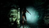 The Elder Scrolls V Skyrim nude cave dive Shimmermist cave out.