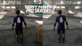 Tony Hawk Pro Skater 1 and 2 PS5 vs PS4 PRO Graphics Comparison