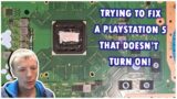 Trying To Fix A PlayStation 5 PS5 Not Turning On After HDMI Port Replacement