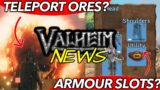 VALHEIM NEWS! Ores teleporting? Equiptment Slots In Future? Dev Livestreams! Fan Art And More!