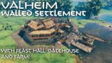 Valheim | Fortified settlement & 5 building tips learned along the way