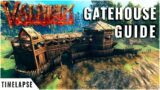 Valheim Gameplay How To Build A Gatehouse Timelapse Guide