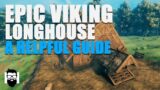 Valheim – HOW TO BUILD AN EPIC VIKING LONGHOUSE – A HELPFUL GUIDE – NEW PLAYER TUTORIAL