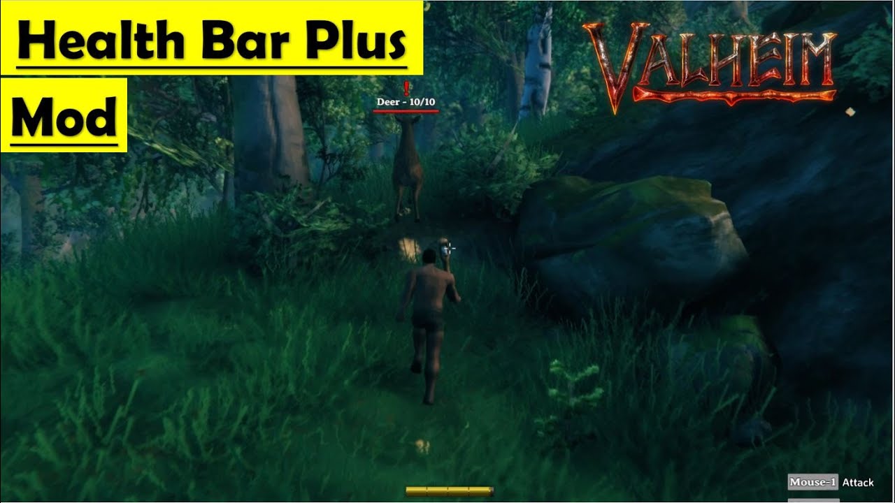 Valheim Health Bar Plus Mod How to Install and Gameplay Game videos