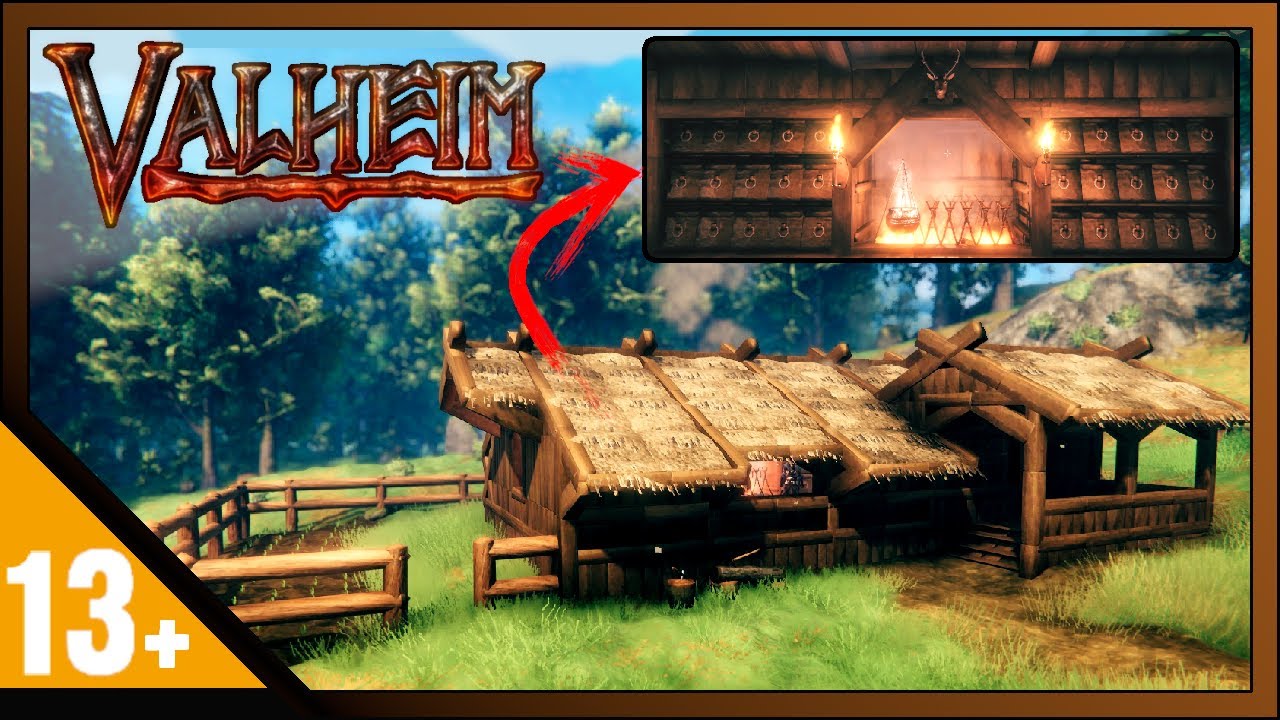 Valheim How To Build Starter Base House Stone To Bronze Age (Build