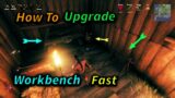 Valheim: How To Upgrade The Workbench To Level 3 Fast | Unlocking The Tanning Rack | Valheim Guide |
