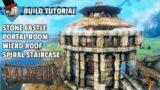 Valheim – How to Build a Castle With a Portal Room (Stone Building Guide)