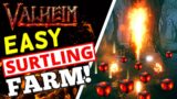 Valheim – Infinite SURTLING CORE and COAL! Surtling Farm!