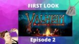 Valheim Lets Play, Gameplay. "Base Building" Episode 2