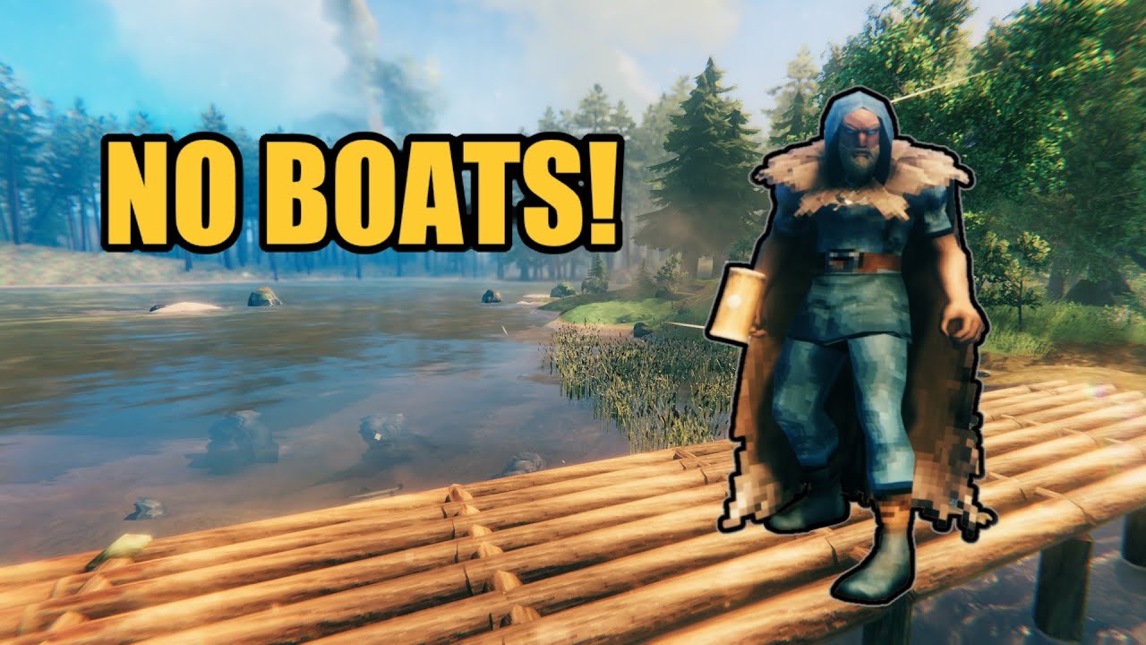 Valheim Tips How to build on water Game videos