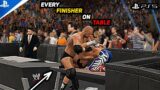 WWE 2K on PS5 Every Finisher on Table In WWE 2K15! 4K 60 FPS