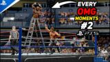 WWE 2K20 on PS5 – Every OMG Moments Part 2 ! 4K 60FPS