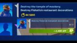 Where to destroy Fishstick Restaurant Decorations – Fortnite Season 6 Primal Quests Challenges