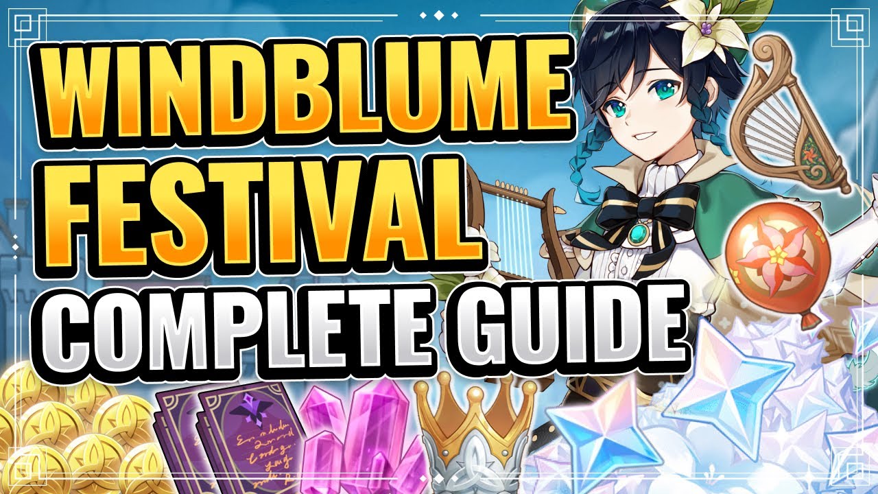 Windblume Festival Complete Guide (DON'T MISS PRIMOGEMS!) Genshin