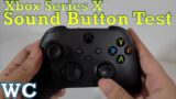Xbox Series X Controller Sound Button Test