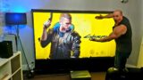 Xbox Series X gaming on MASSIVE 100 inch screen!