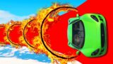 100% Impossible FIRE Wallride Challenge | GTA 5