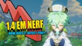 1.4 "NERF" Explained in DETAIL! How does it affect YOU? [Genshin Impact]