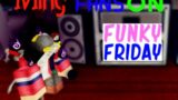 1v1ing fans on Funky Friday (with keyboard showing)