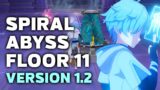 [AR55] 1.2 Spiral Abyss (Floor 11) FULL RUN! from a Chongyun Main (Genshin Impact)