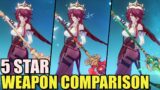 BEST 5 STAR WEAPON For Rosaria ?  | Genshin Impact