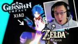 Breath Of The Wild player REACTS to Xiao from Genshin Impact.
