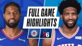 CLIPPERS at 76ERS | FULL GAME HIGHLIGHTS | April 16, 2021