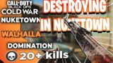 Call Of Duty Black Ops Cold War | 20+ Kills in Nuketown | Domination. WALHALLA