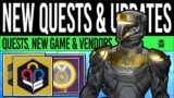 Destiny 2 | EXOTIC QUESTS & NEWS UPDATES! Event Glitches, New Competitive Game, DLC Fixes & Leaks?