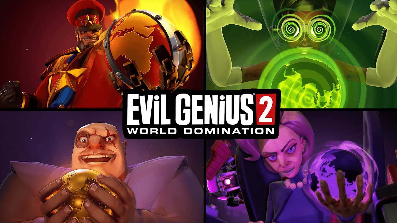 Evil Genius 2 - ALL ENDINGS // Max, Red Ivan, Emma + Zalika Cutscenes ...