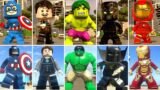 Evolution of All Avengers Characters in LEGO Marvel Videogames (Side by Side Comparison)
